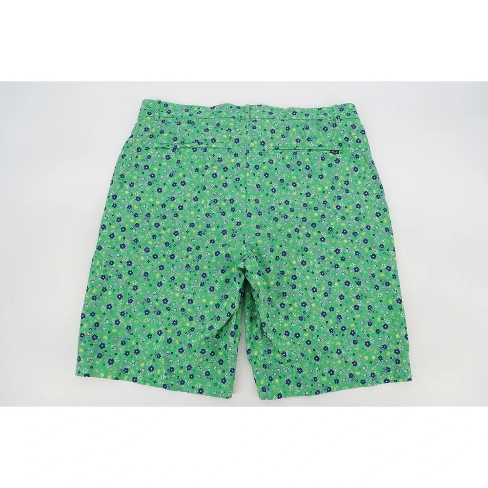 Polo Ralph Lauren Golf Shorts Mens 32 Green Floral Print Performance Lined Nylon